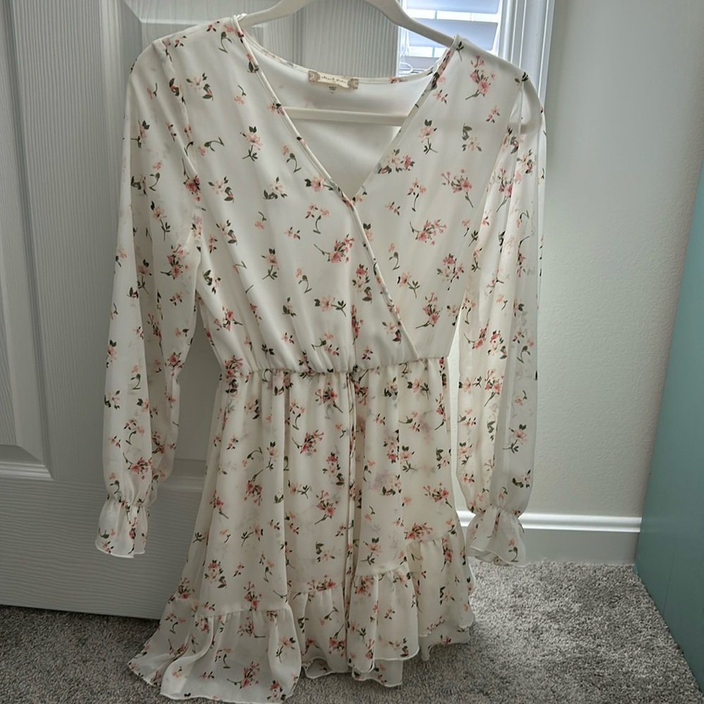Altard state long sleeve floral dress XS